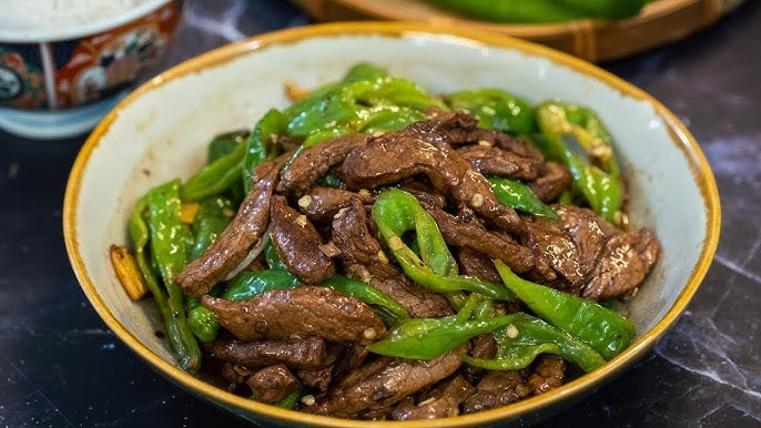 Beef with Green Peppers