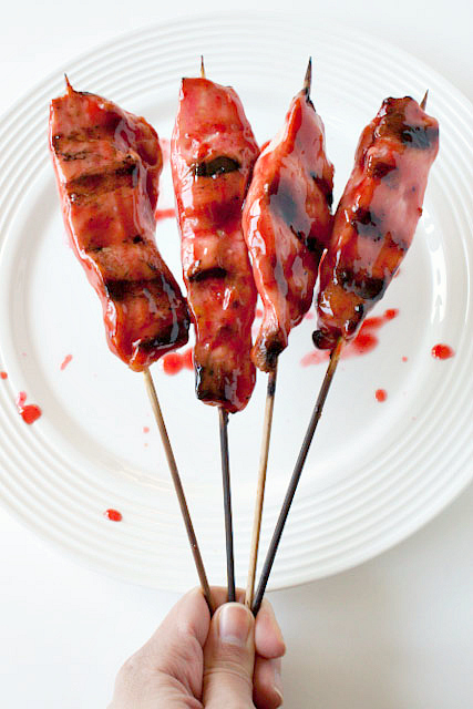 Char-Grilled Chicken Skewers (4)