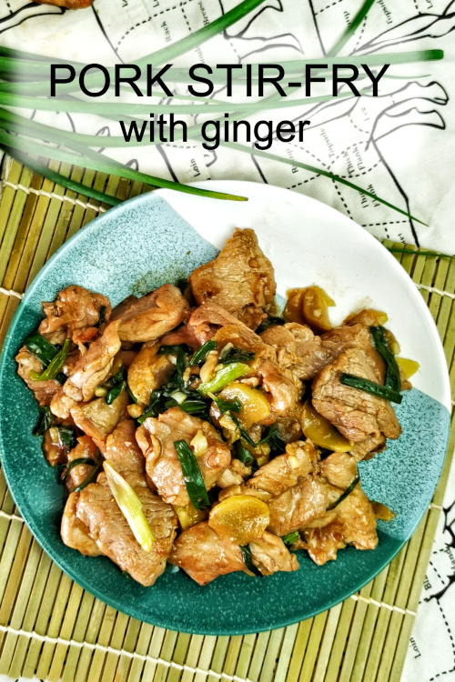 Pork with Ginger & Spring Onion