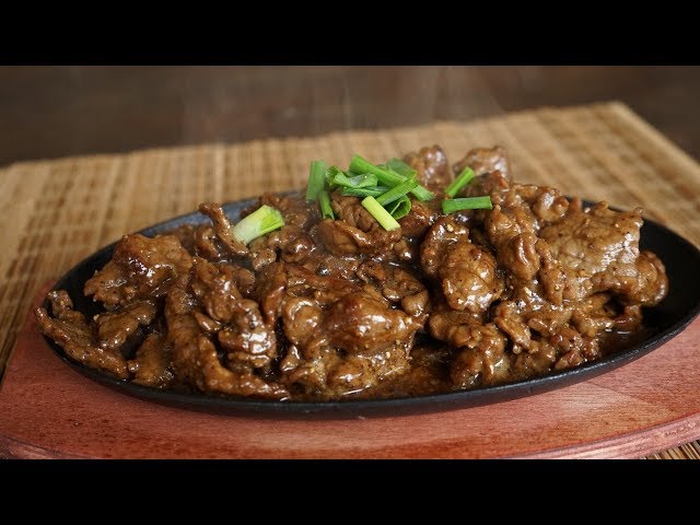 Sizzling Beef with Black Pepper