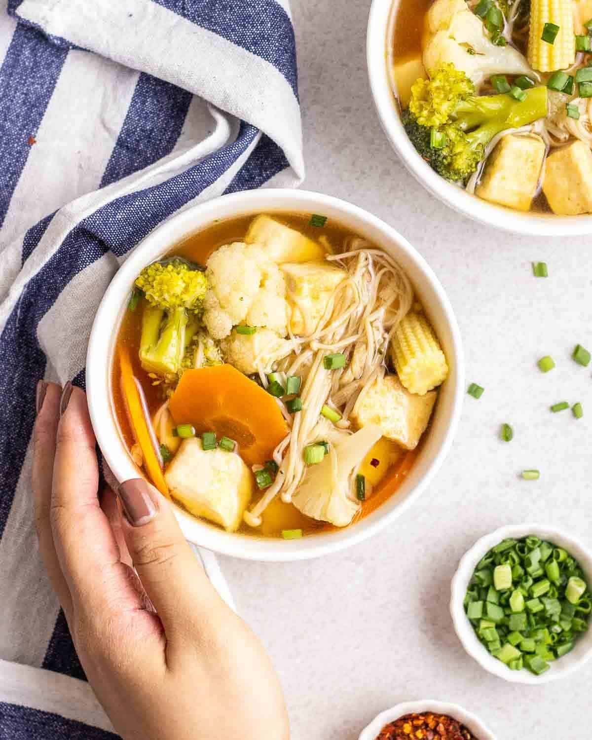 Tofu & Vegetable Soup